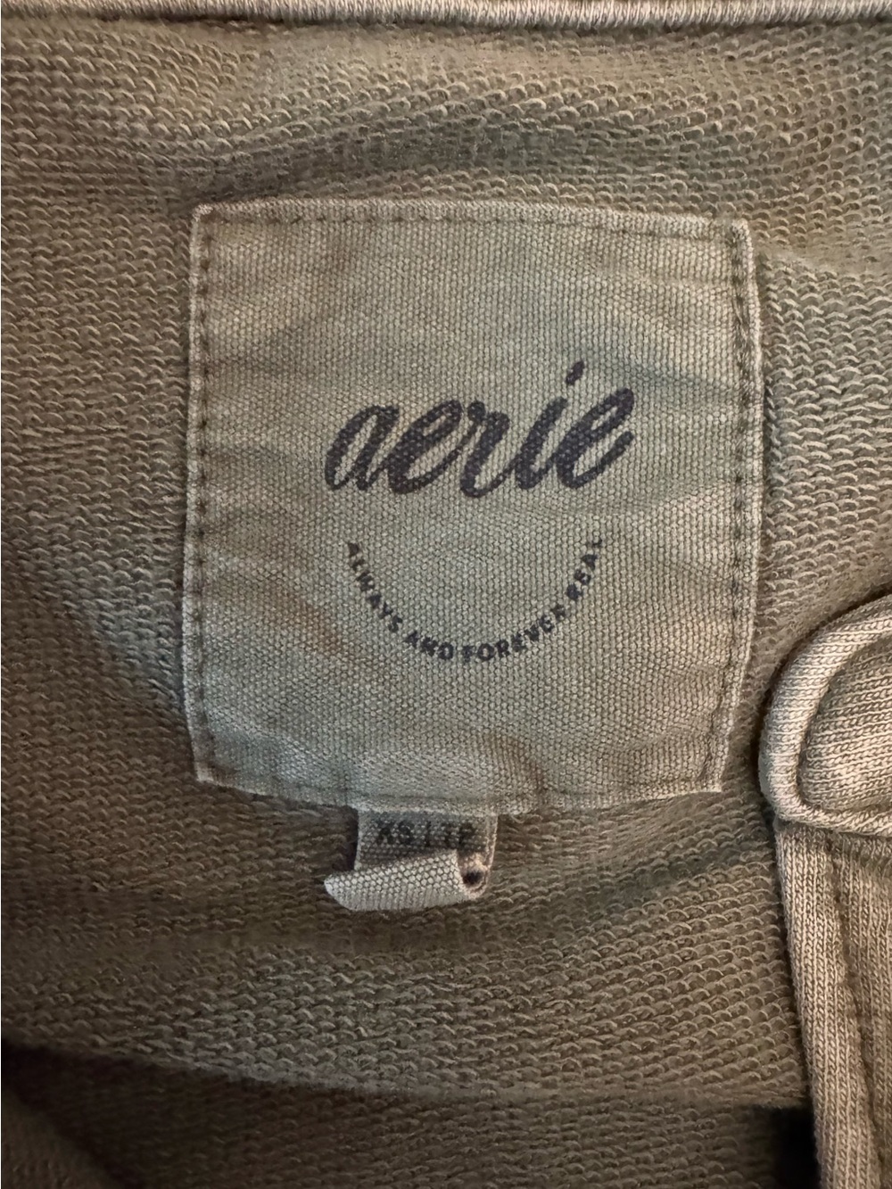 Aerie Take It Easy Popover Polo Sweatshirt - XS - Picture 5 of 5